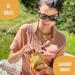 Healthy Snacks by Pep & Lekker - Baked Seed Snacks - Cumin & Linseed (12 x 30g) - Plant-Based Snacks - No Added Sugar - High Fibre - Vegan - Buy Online on GoSupps.com