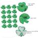 Embroidered Shamrock Patches 1 Set 20 Pcs Patch Puppy Clothes Puppy Stickers Patch Jeans St. Patricks Day Appliques Patricks Day Fabric Shamrock Embellishment - Buy Online on GoSupps.com