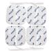 4 Axion electrode pads 50x50 mm-universal electrodes for TENS devices & EMS trainers |Reusable adhesive electrodes |Very good detention - & conductivity |Certified medical device - Axion