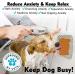 Kwispel Large Dog Lick Mat with Suction Cups for Anxiety - Slow Feeder Dispensing Treater Pad - Peanut Butter Flavor - Grey - Buy Online on GoSupps.com