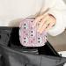 Cute Pink Cats Claw Stripe Pattern Sanitary Napkin Storage Bag - Portable Period Pouch for Women and Teens - Multi-Colored - Buy Online on GoSupps.com