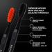 PRESIDENT Smokers Toothbrush - 9 MIL (Black/Black) | Best for Smokers & Stubborn Stains - International Shipping Available - Buy Online on GoSupps.com