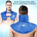 LotFancy Neck and Shoulder Gel Ice Pack - Reusable Cold Wrap for Pain Relief | Adjustable Straps for Hot Cold Therapy - Swelling, Injuries, Stress Relief - Buy Online on GoSupps.com