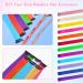 Kyerivs 20 Inch Rainbow Clip in Hair Extensions - 24 PCS, Long Straight Synthetic Hairpieces for Girls. Perfect for Parties & Gifts - Multi Color Highlights - Buy Online on GoSupps.com