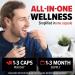 10X Health Optimize Methylated Multivitamin for Men & Women | 90 Capsules - Premium B Complex 5-MTHF NAC Magnesium & Zinc - Essential Multivitamins for Adults - Buy Online on GoSupps.com