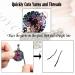 AXEN 2PCS Antique Metal Yarn Cutter Pendants - Round Shape Sewing Tools - Vintage Dazzle Thread Cutter - 1 Package - Buy Online on GoSupps.com