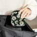 Daisies Green Leaf Sanitary Napkin Storage Bag | Menstrual Cup Pouch | Nursing Pad Holder | Portable Period Bag for Women & Teen Girls - 1Pcs, Multi-colored - Buy Online on GoSupps.com