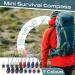 Mini Survive Compass - Multi-Color Outdoor Sport Compass for Camping Hiking & Kids - Buy Online on GoSupps.com