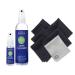Eyeglass Lens Cleaner Kit - 6 oz. Spray Bottle and 1 oz. Travel Spray Bottle + 6 Microfiber Cleaning Cloths - Safe for All Lenses, Eyeglasses and Screens