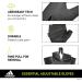 adidas Essential Adjustable Fingerless Gloves - Red Large | Padded Weight Lifting Gloves for Men and Women - Buy Online on GoSupps.com