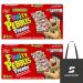 Post Fruity Pebbles Marshmallow Cereal Bars Gluten Free 8 Bars (Pack of 2) Bundle With Snack Scout Lunch Bag