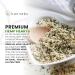 Kannabu Premium Hemp Hearts - Hulled Seeds Superfood with Omega 3-6-9, Fiber, Vitamins & Minerals - Vegan, Gluten-Free, Keto-Friendly, Kosher & Non-GMO - 1 Pack - Buy Online on GoSupps.com