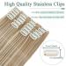 SEGO 12 Tress Extensions - Real Hair Clip-In Extensions 55cm 180g - Sandy Blonde & Blonde Bleach - Affordable Full Head Solution - Buy Online on GoSupps.com