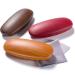 FEFI Hardcase Glasses Case - Stylish Wood Look with Metal Hinge | Red-Brown - Ideal for Travel & Daily Use | International Shipping Available - Buy Online on GoSupps.com