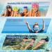 Fxexblin Swim Goggles with Nose Cover | Anti-Fog Lens, Leakproof Skirt | 180 Panoramic View Dive Mask for Kids - Pink - Buy Online on GoSupps.com