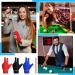 Junkin 15 Pcs 3 Fingers Elastic Billiard Pool Gloves - For Women and Men Left Hand - Buy Online on GoSupps.com