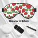 Strawberry Pattern Print Unisex Sleep Eye Mask | Soft Comfort Eye Shade for Travel Yoga & Shift Work - Buy Online on GoSupps.com