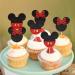 Ercadio 24 PCS Mouse Inspired Cupcake Toppers Glitter Black and Red Mouse Cupcake Picks Baby Shower Kids Boys Birthday Party Cake Decorations Supplies Red Mi Red - Buy Online on GoSupps.com