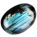 June&Ann Natural Labradorite Palm Stones Healing Gemstone Therapy Worry Crystal Stones for Meditation Chakra Balancing Collection Irregular Shape