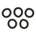 Goody Elastic Thick Hair Coils - 5 Pack for Medium to Thick Hair - Hair Accessories for Women and Girls - Buy Online on GoSupps.com