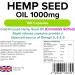 Lindens 1000mg Hemp Seed Oil Capsules - Cold Pressed, Omega 3, 6, 9 Source - UK Made - Buy Online on GoSupps.com