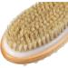 VOCOSTE Double Sided Bath Brush Back Scrubber - Long Handle - Brown - 14.6 Inches - Buy Online on GoSupps.com