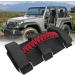 Paracord Grip Handle | Paracord Car Handle Grip Handle - Easy to Install Upgrade Metal Buckle Strong and Durable Design with 3 Nylon Strap for Outdoor Travel Fits Truck Evikoo A:red Handle - Buy Online on GoSupps.com