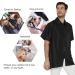 PERFEHAIR Barber Jacket for Men | Hair Stylist Grooming Smock Vest Shirt - Black - International Shipping Available - Buy Online on GoSupps.com