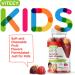 Kids Daily Multivitamin Gummies - Immune Support & Overall Health - 12 Essential Vitamins & Minerals - Gluten, GMO, Gelatin, Peanut Free - 60 Chewable Fruity Gummies - Buy Online on GoSupps.com