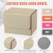 Yookeer 4-Piece Leather Deck Card Box Set for MTG Commander Decks - Gray, Orange, Pink, Horizontal - Buy Online on GoSupps.com