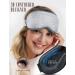 Sleep Mask 100% Light Blocking - 3D Contoured Eye Mask for Travel Yoga & Sleep - Ultra Soft Adjustable with Earplugs & Pouch - Ideal for Men & Women - Buy Online on GoSupps.com