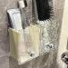 Stylish Milk White Bathroom Storage Box | Self-Adhesive Wall Bracket for Toothpaste Toothbrush & Cosmetic Brushes - Perfect for Organized Spaces - Buy Online on GoSupps.com