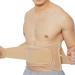 NeoTech Care Adjustable Compression Wide Back Brace Lumbar Support Belt - Size L (Charcoal) | Best Support for Lumbar Pain Relief - Buy Online on GoSupps.com