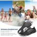 Quick-Dry Aqua Socks for Beach Swim Surf Yoga - Black2618 (Size 12 Women/11 Men) - Buy Online on GoSupps.com