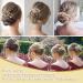 Gold Bridal Hair Pins Set - 21-Piece Pearl Flower Crystal Hair Comb Accessories for Wedding Hairstyles - Buy Online on GoSupps.com