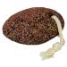 Croll & Denecke genuine dark volcanic pumice stone with cord brown