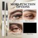  ZukqrymluvIQ 2-in-1 3D Waterproof Liquid Eyebrow Pencil - Double Ended Microblading 4 Tips and Precise Eyeliner - Natural Hair-by-Hair Brow Effect Long-Lasting Waterproof (Black) - Buy Online on GoSupps.com