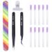 Fiberglass Nail Nail Extension Set Acrylic Tips Manicure Salon Tool For Women Nail Building Extension 14 Pcs