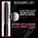 L'Oreal Paris Telescopic Lift Waterproof Mascara - Lengthening, Volumizing Eye Makeup for Instant Lash Lift with Up to 36HR Wear, Black 0.33 Fl Oz - Buy Online on GoSupps.com
