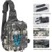 Piscifun Fishing Tackle Bag with Rod Holder | Lightweight Sling Pack for Fishing, Hiking & Hunting | Digital Camouflage | 11.8x8.3x4.0 inch - Buy Online on GoSupps.com