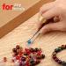 60-Piece Beading Needle Set with Collapsible, Big Eye, and Straight Needles - Includes Scissor, Threader, Thimble - for Jewelry Making - Buy Online on GoSupps.com