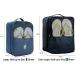 Waterproof Travel Shoes Bag - Holds 3 Pairs - Navy Blue (Large) | SOLOAD - Buy Online on GoSupps.com