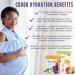Hydration Mix for Moms - 20 Cal 4g Sugar Electrolytes Vitamins Marine Minerals - Peach Mango 14 Sticks No Artificial Flavors - Buy Online on GoSupps.com