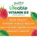Lifeable Sugar Free Vitamin D for Kids 1000 IU Gummy Supplement - Gluten Free, Vegetarian Chewable for Strong Bones - 90 Gummies - Buy Online on GoSupps.com