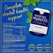 Dental Probiotics for Teeth & Gums - Effective Chewable Oral Probiotics for Bad Breath - Lactobacillus & Streptococcus - 90 Count Travel Tins (Pack of 2 - Buy Online on GoSupps.com