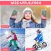 NAWOD Kids Winter Ski Gloves | Waterproof & Warm Mittens for Skiing & Cycling | Adjustable Snow Finger Gloves for Boys & Girls (10-12 Years) - Outdoor Winter Gear - Buy Online on GoSupps.com