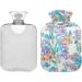 Shop Naanle Vintage Flower Hot Water Bottle | 1L Heat & Cold Therapy | Pain Relief for Bed Hands & Feet - Buy Online on GoSupps.com