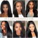 Buy Ifly Brazilian Real Hair Yaki Bundles - 100% Virgin Human Hair Extensions (10 12 14 inches) - Kinky Straight Natural Black Color - Buy Online on GoSupps.com
