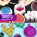 Hemoer Pink 100g Holographic Horny Sequins - Premium Glitter for Face Resin Nails Body & Crafts | Festival & Art Supplies - Buy Online on GoSupps.com