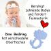 Akuku Dinosaur Baby Bite Ring - BPA Free Silicone Teething Toy for Girls | Cooling Grief Ring & Biting Aid - Buy Online on GoSupps.com